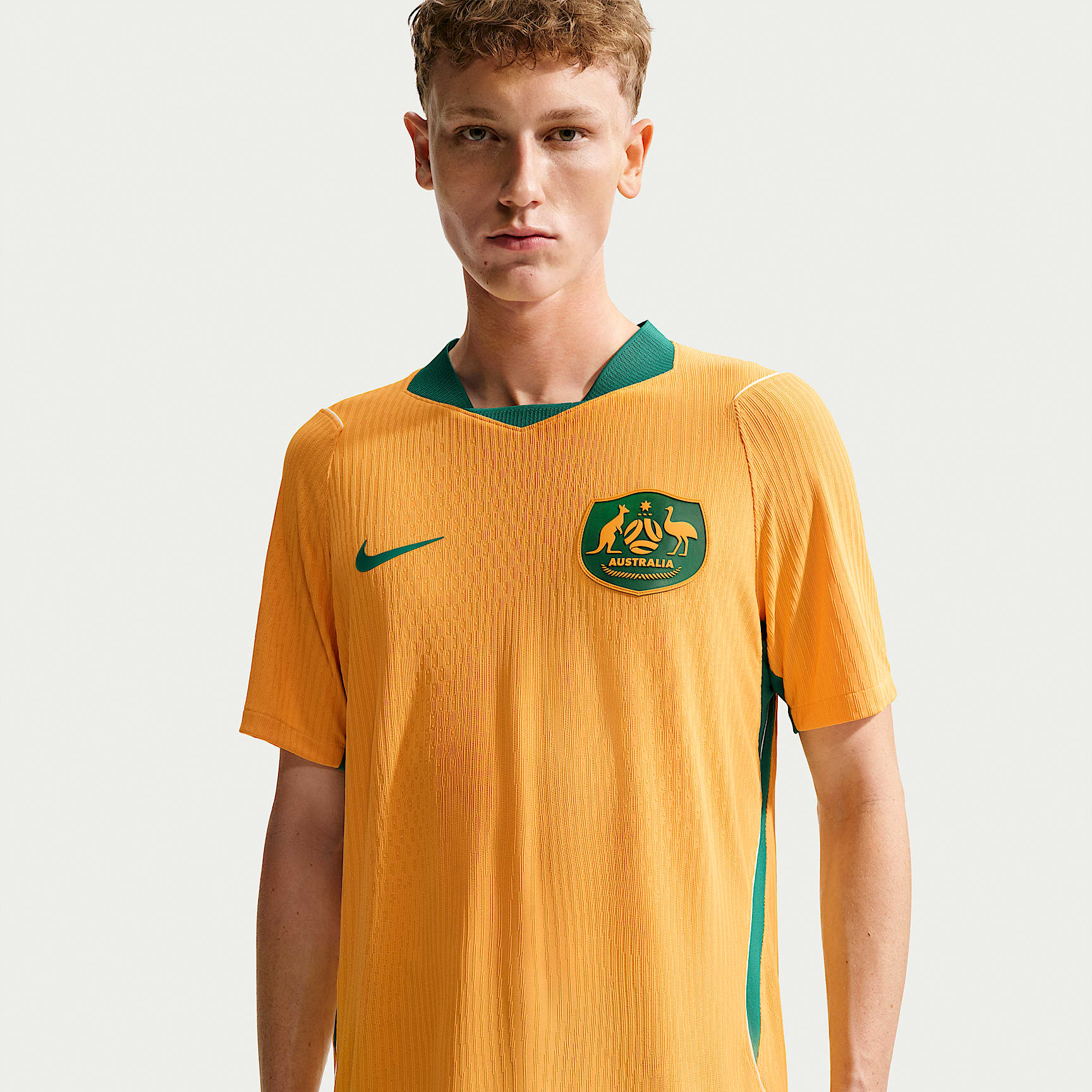 Australia 2026 Match Home Men's Nike Aero-FIT Football Authentic